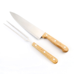 Stainless Steel BBQ knife and fork set