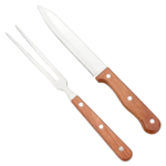 Stainless Steel BBQ knife and fork set