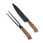 Stainless Steel BBQ knife and fork set