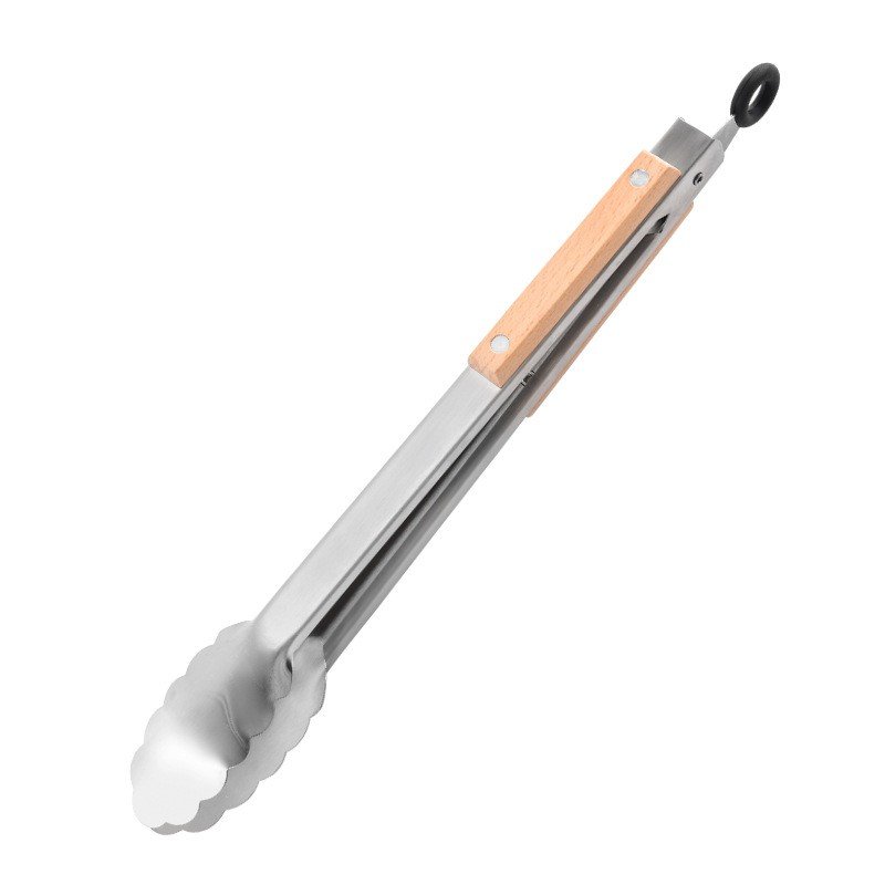 3 Stainless Steel Tong - wood handle - 图片 1