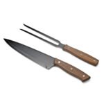 Stainless Steel BBQ knife and fork set