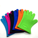 BBQ heat-resistant gloves Silicone