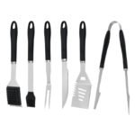 Stainless Steel BBQ tool set PP handle plastic