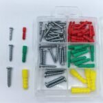 Expansion Tube Carbon Steel Screw Set  Expansion Pipe Wall Anchors Plastic Wall Plug Self Tapping Screws Set - 图片 2