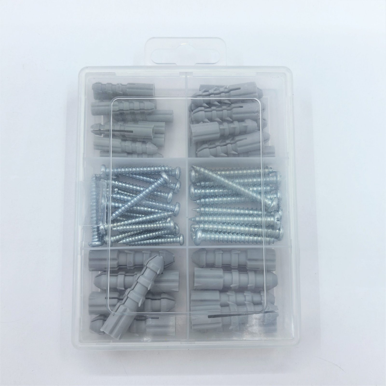 _cuva Expansion Tube Carbon Steel Screw Set Expansion Pipe Wall Anchors Plastic Wall Plug Self Tapping Screws Set 2 - 图片 1